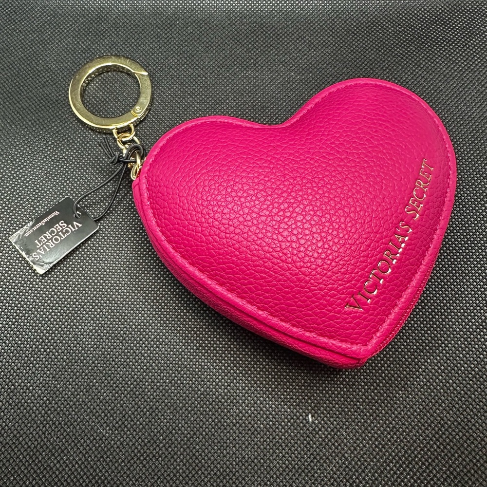 Victoria's Secret Fuchsia Heart Key Holder